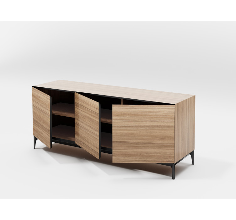 Пряма тумба під телевізор Alpha 2 Wood2